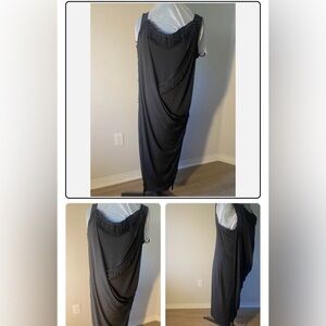Lane Bryant Black Velvet Dress with Tag